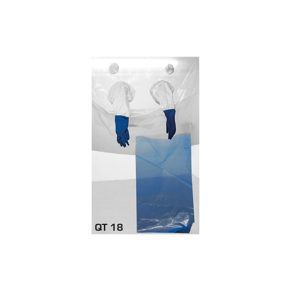 Bild 1 Glovebag QT 18 - 1372 mm x 1666 mm (B x H) • Ø 45 cm