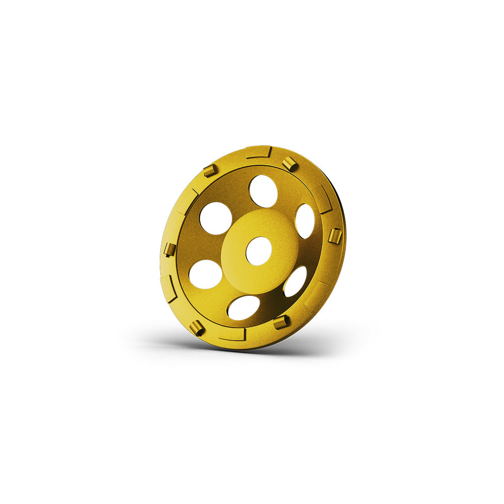 Bild 1 Diamant-Schleifscheibe Ø 125 mm PKD Gold (Handschleifmaschine) harte Bindung
