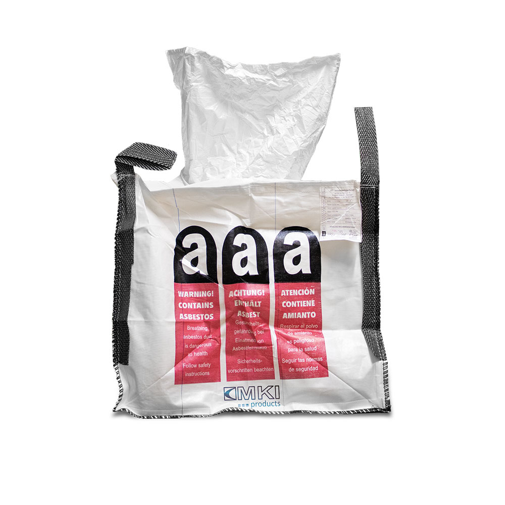 Bild 1 Big Bag 85x85x75 cm, beschichtet, Asbest Druck