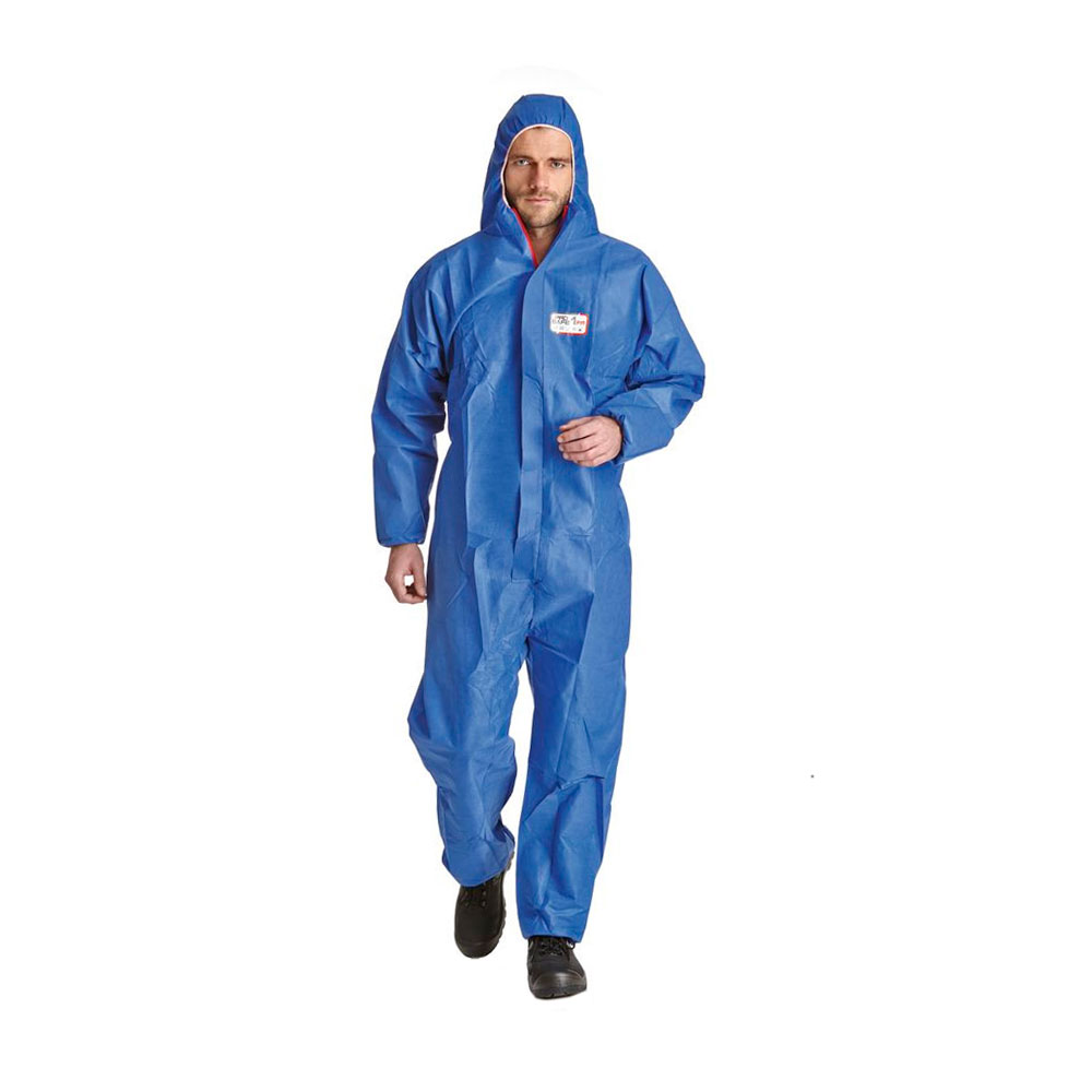 Bild 1 Einweganzug Blau - flammhemmend