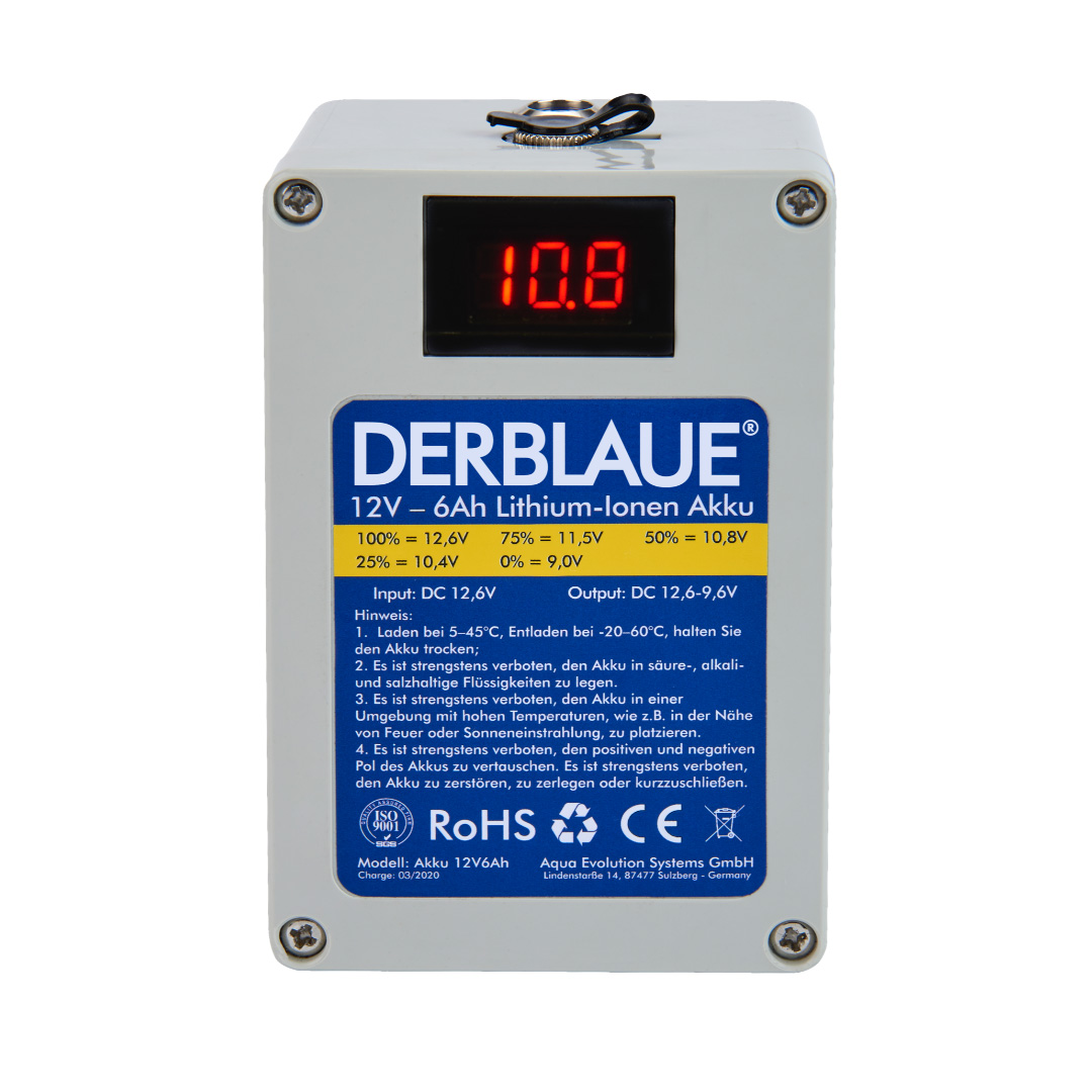Bild 1 DerBlaue Akku 12V, 6Ah Lithium-Ionen Akku