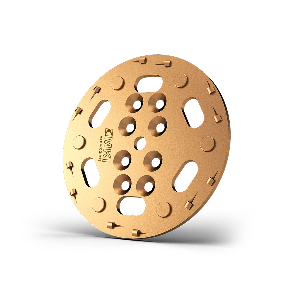 Bild 1 Schleifscheibe PKD 250 mm, gold Typ CD für elastische Beläge und Epoxidbeläge