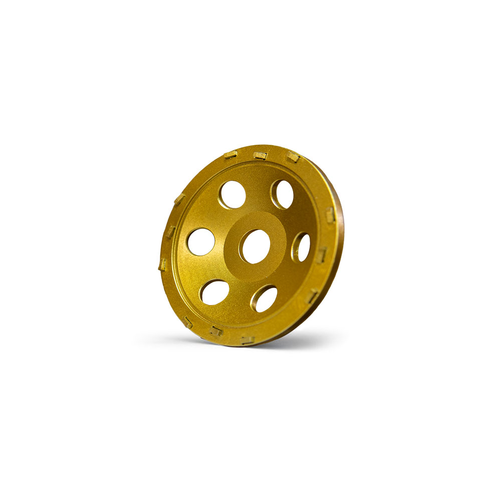 Bild 1 Schleifscheibe PKD 125 mm gold, Typ CD